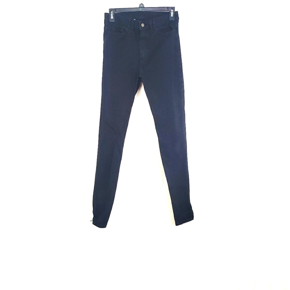 AMERICAN APPAREL Vintage Black Skinny High Rise Jeans Size 28/29